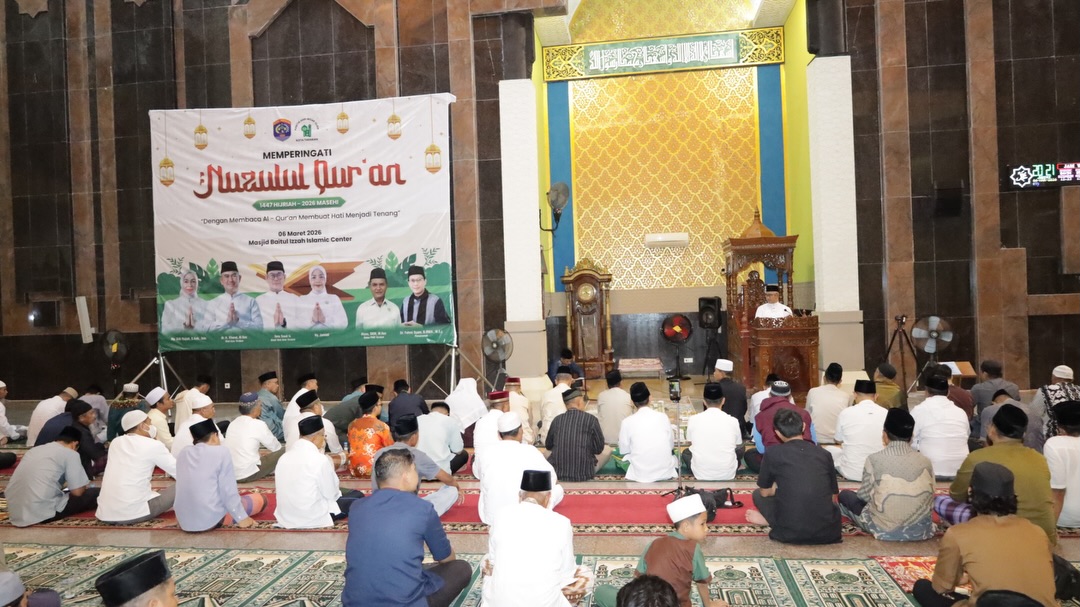 Peringatan Nuzulul Qur’an 1447 Hijriah Di Masjid Baitul Izzah Islamic Center Tarakan